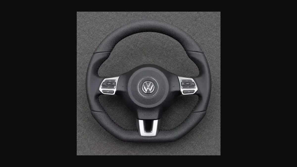 Volkswagen Golf 5 PQ34 GTI R32 VR6 AWD 1997 2004 Custom Nappa Genuine Leather Steering Wheel