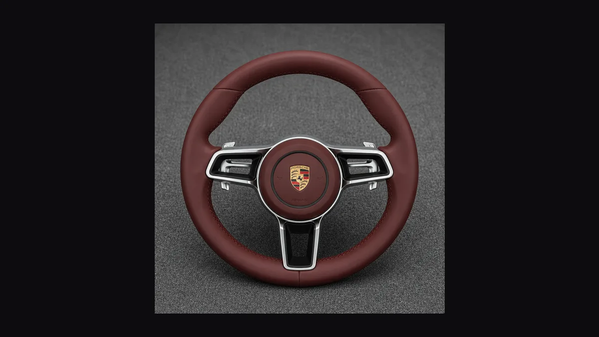 Custom Porsche 718 986 987 981 982 Series Real Carbon Fiber Steering Wheel 2004 2026